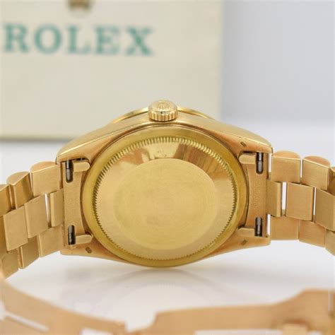 rolex oyster perpetual day date 18k 750 geneve swiss made